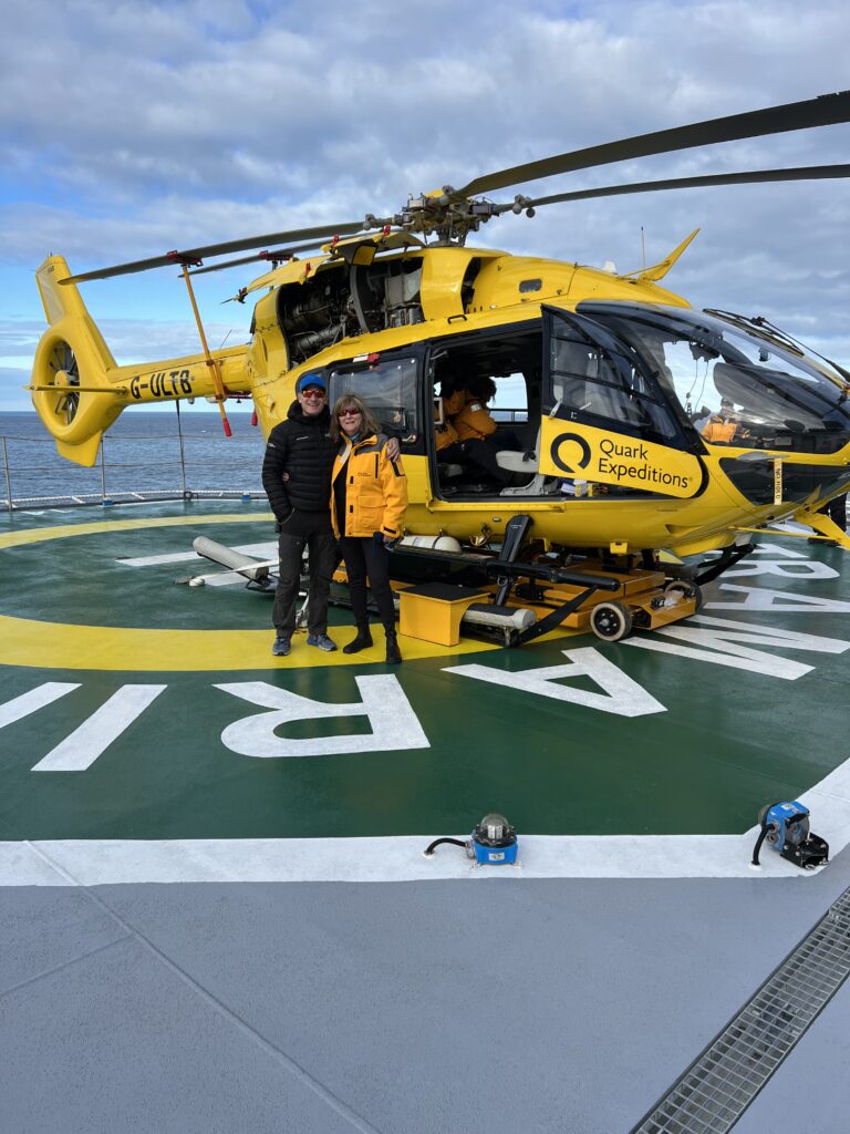  Quark Expeditions Ultramarine used for flightseeing excursions in the Arctic